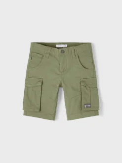 Name It reisitaskushortsit, NKMRYAN REG TWI L SHORTS Armeijanvihreä