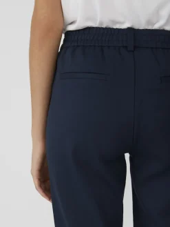Object naisten housut OBJLISA SLIM PANT NOOS, Sky Captain