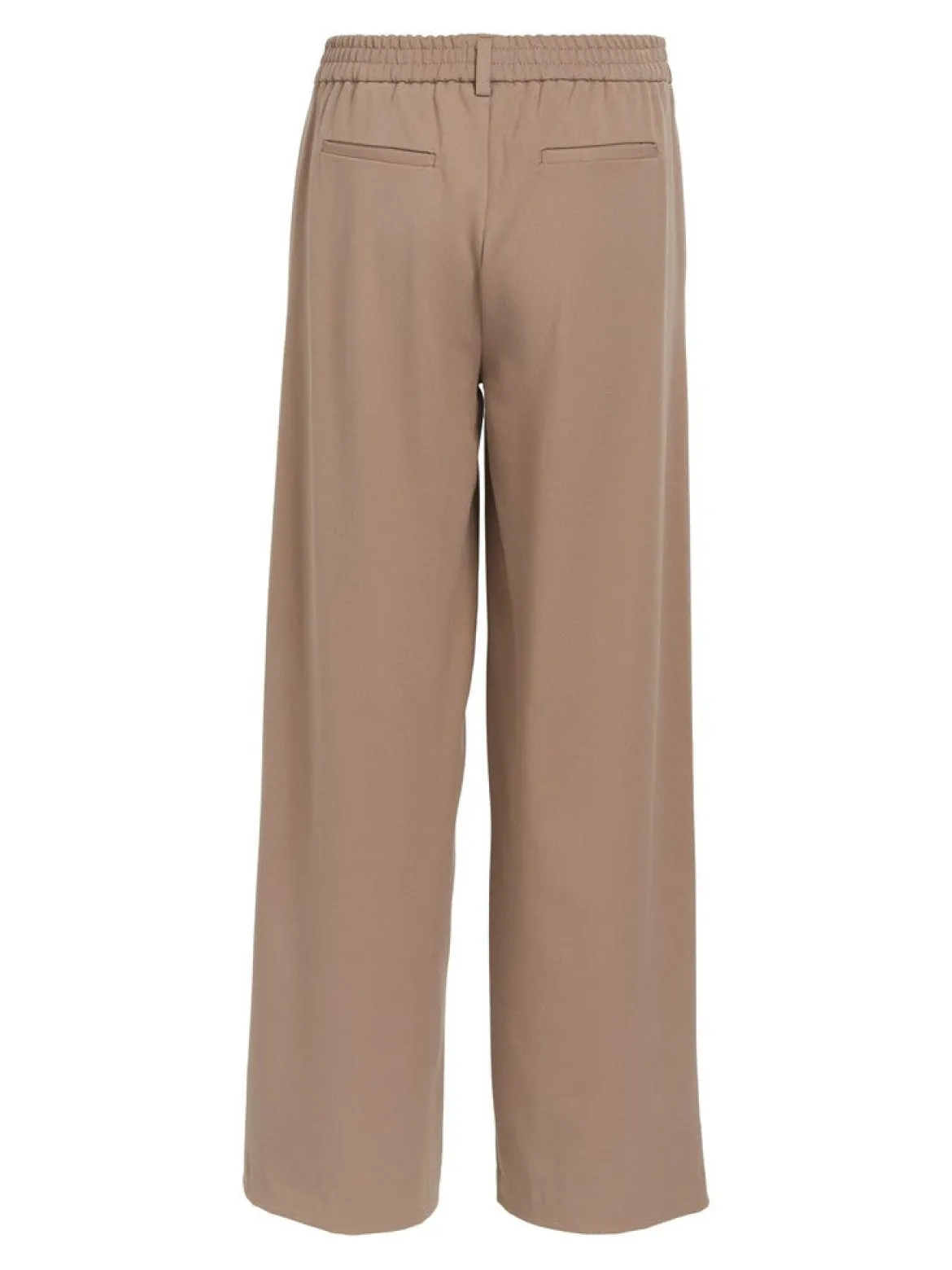 Object naisten housut OBjLisa Wide Pant, Fossil