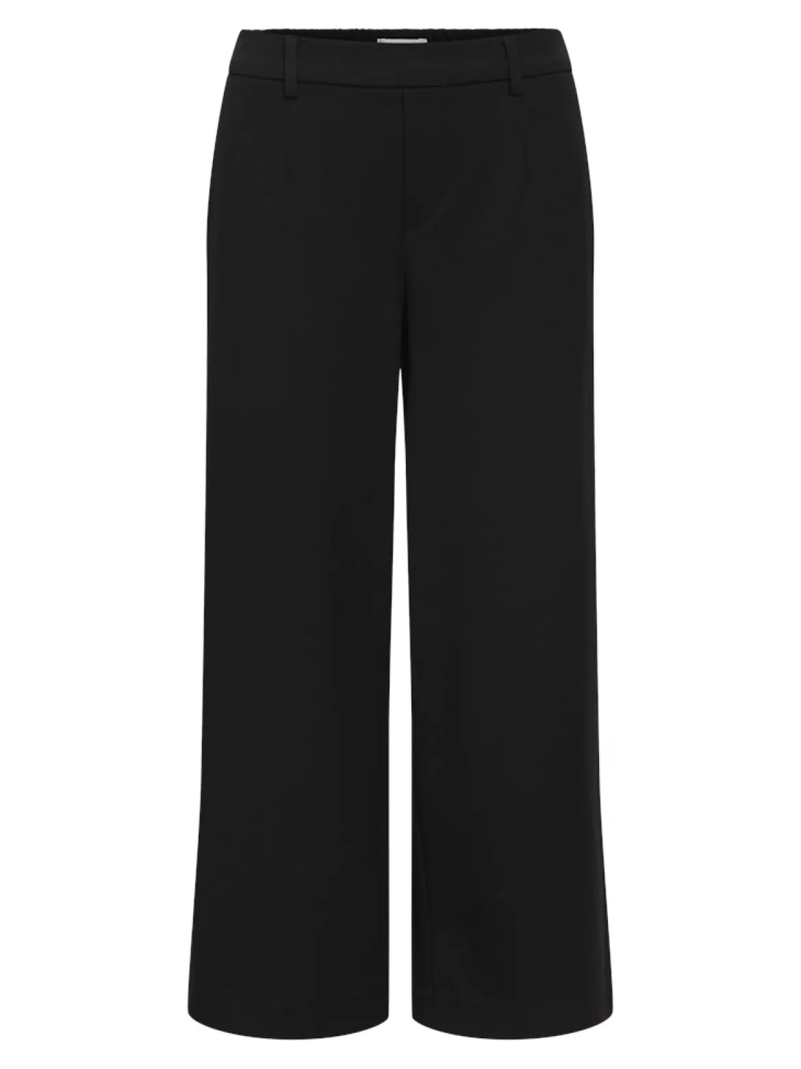 Object naisten housut OBJLisa Cropped Wide Pant Div, Black