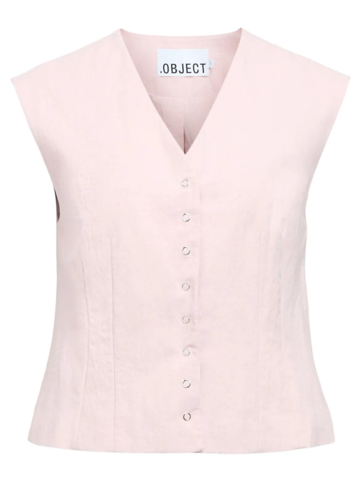 Object naisten liivi OBJMolly S/L RE Waistcoat 144, Pale Lilac
