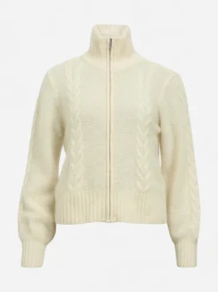 Object Naisten Neuletakki, OBJNETE LO KNIT CARDIGAN NOOS Luonnonvalkoinen