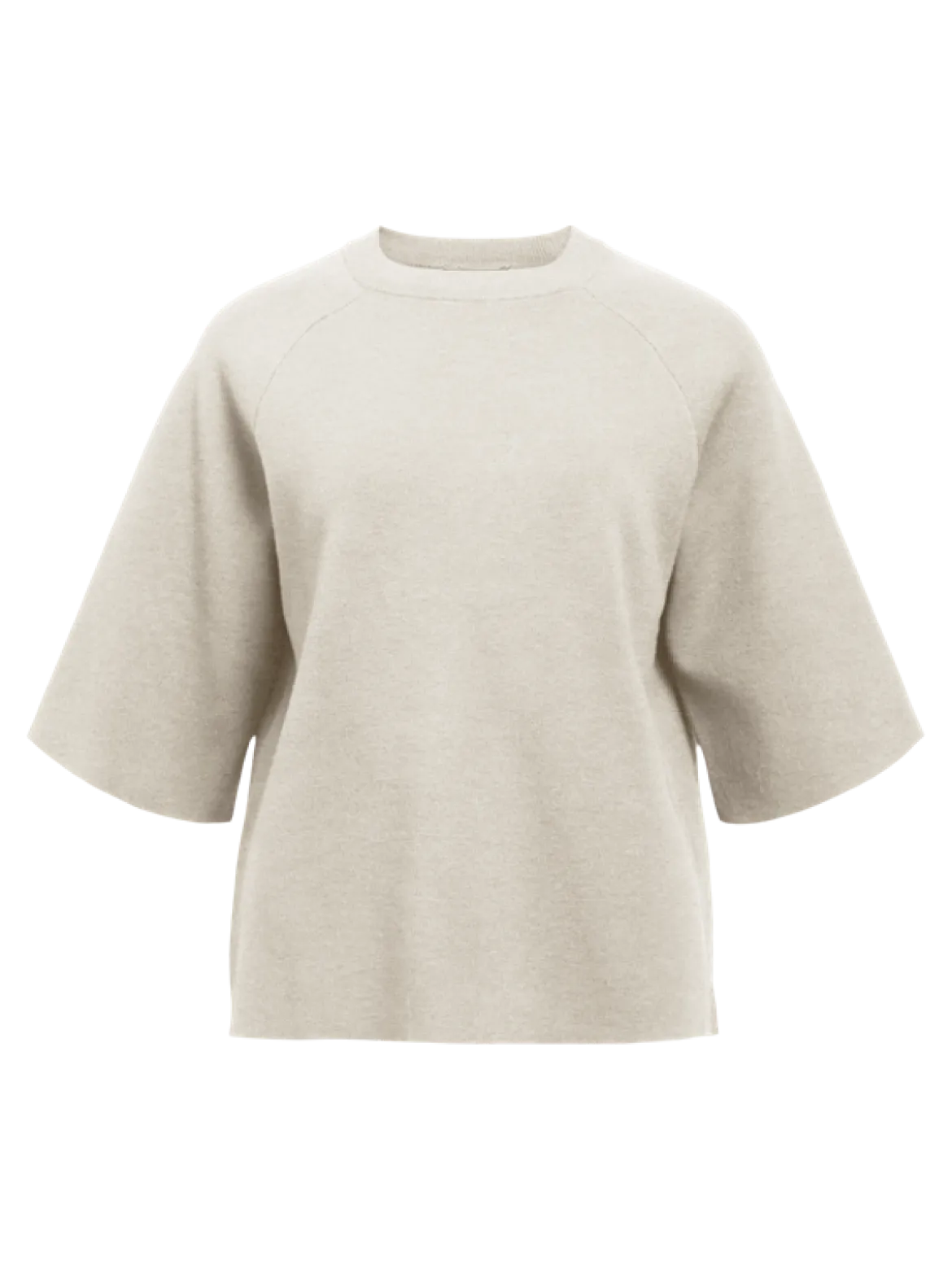 Object naisten pusero, OBJREYNARD 2/4 KNIT PULLOVER Silver Gray