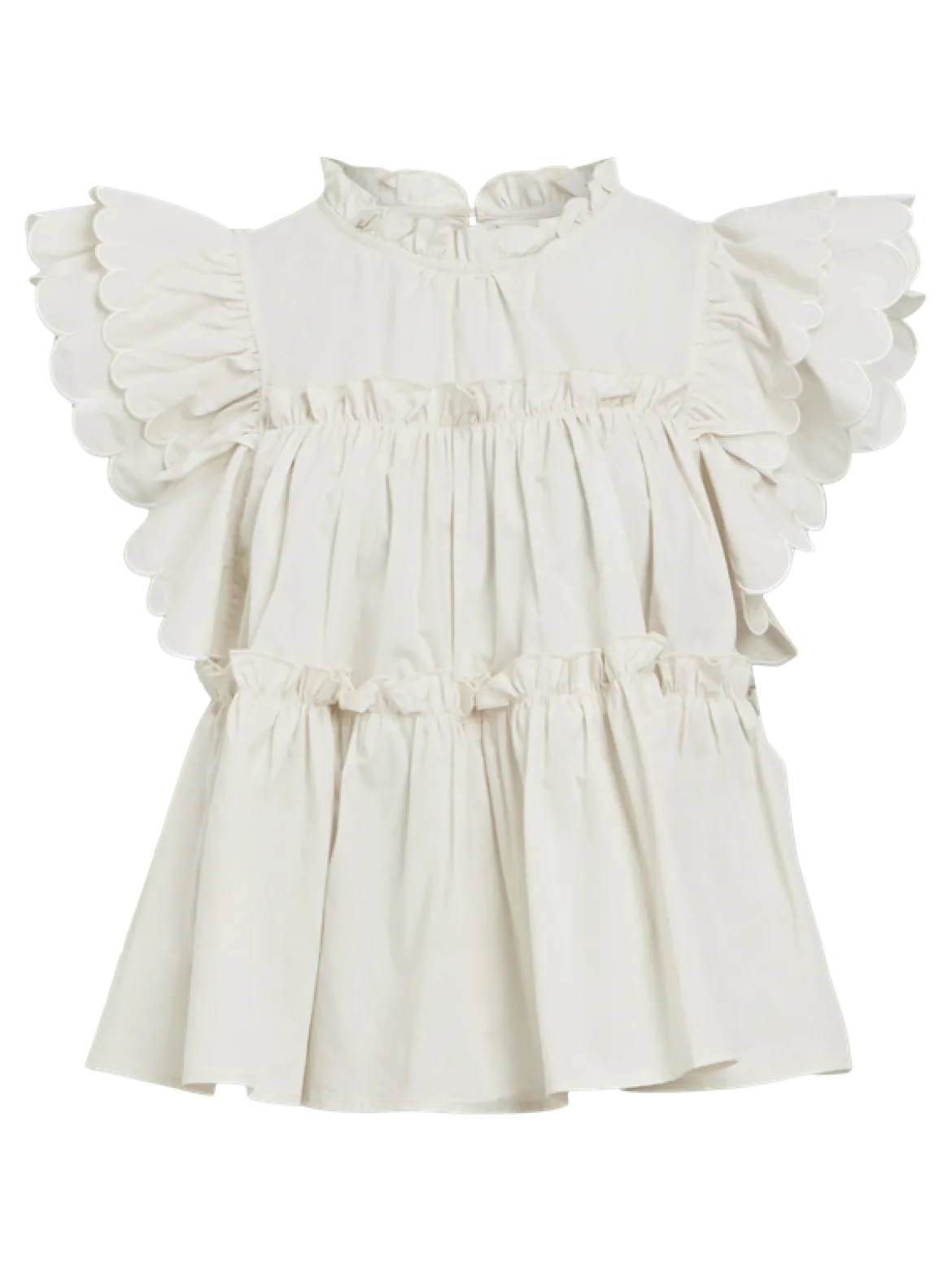 Object naisten toppi, OBJHOPE S/L TOP REP White Sand