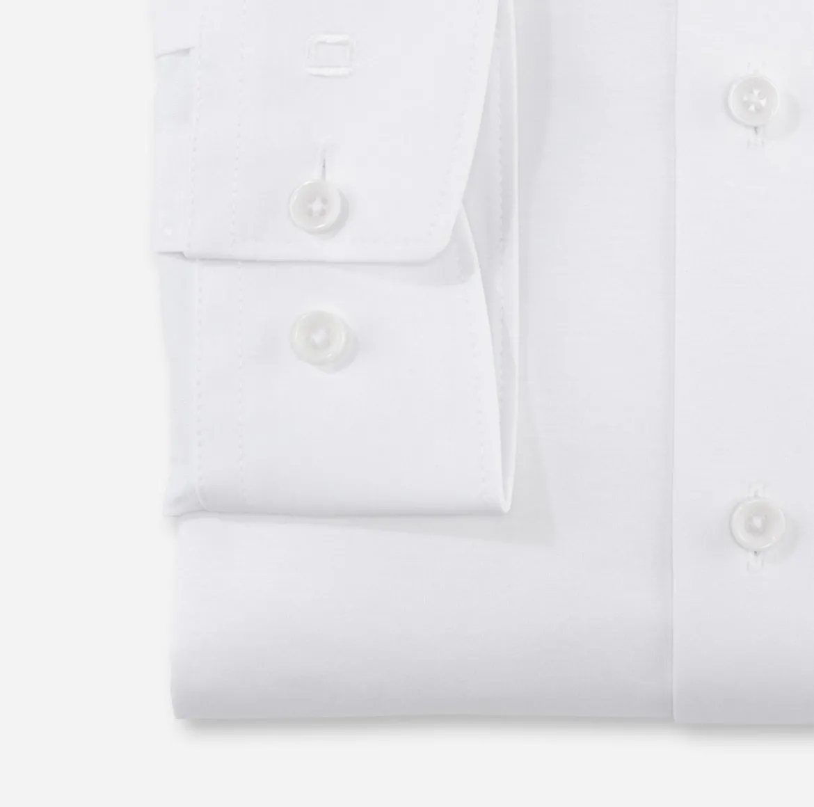 Olymp kauluspaita 24/7 Luxor Modern Fit Jersey, valkoinen