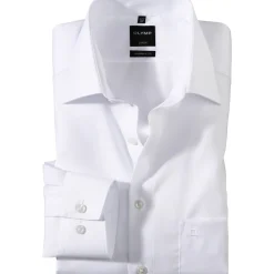 Olymp Luxor Kauluspaita, Modern Fit Valkoinen
