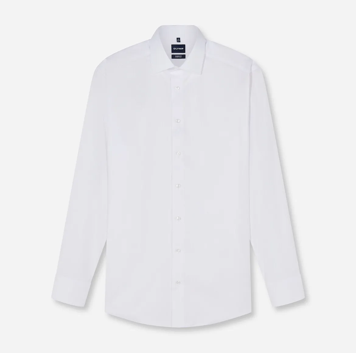 Olymp miesten kauluspaita Cover Shirt Modern Fit, valkoinen