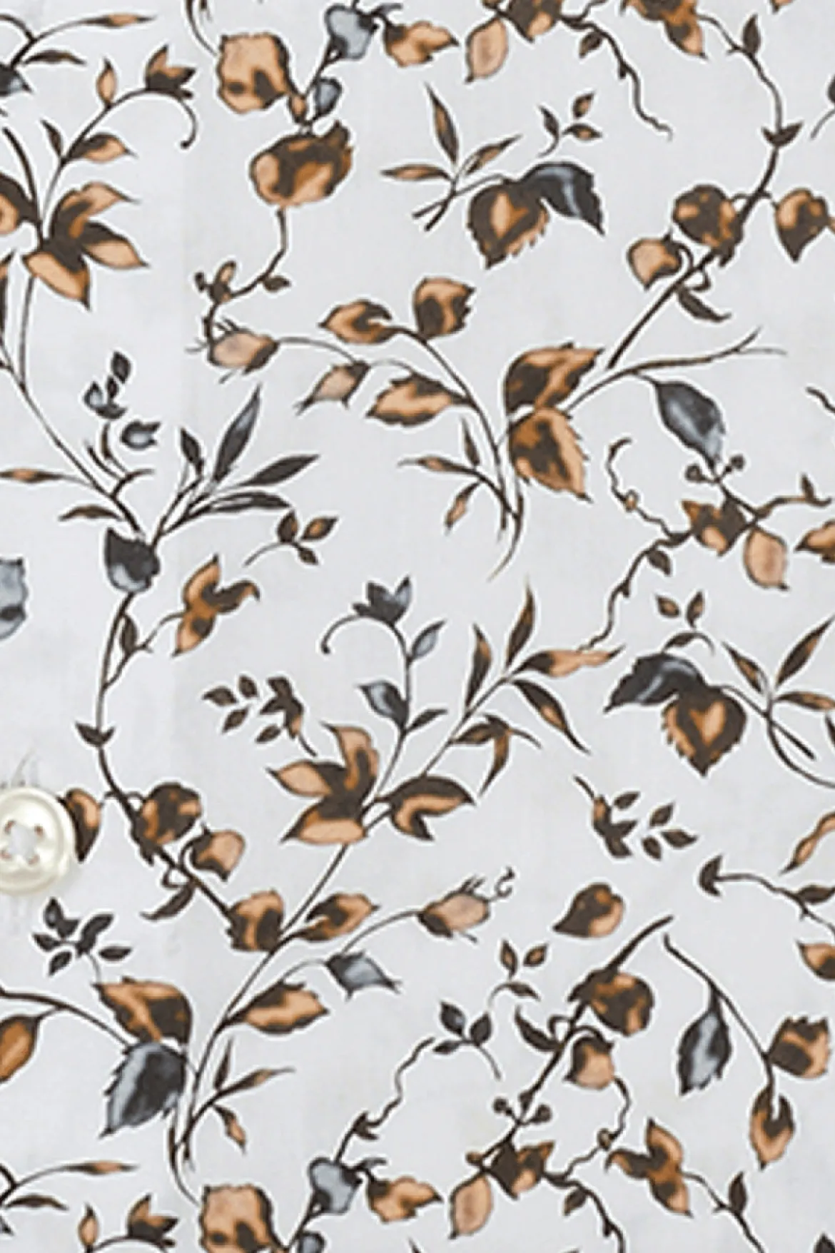 Olymp miesten kauluspaita Luxor Modern Fit Floral Non Iron +hiha, valkopohjainen kuosi