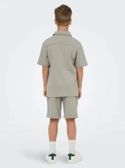 Only and Sons Junior lasten shortsit OSJNEW Kodyl Sweatshorts, beige