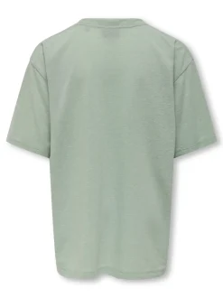 Only and Sons Junior t-paita, OSJMILON SS OVERSIZE O-NECK T-SHIRT Vihreä