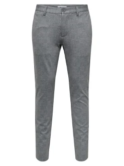 Only and Sons Miesten Chinot, MARK PANT DRESS BLUES NOS Harmaa Ruutu