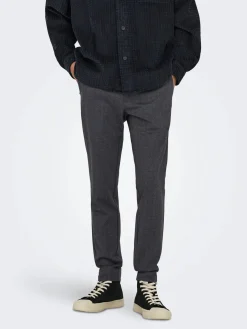 Only and Sons miesten chinot, MARK SLIM CHECK 020960 PANT Night Sky