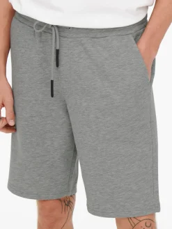 Only and Sons Miesten Collegeshortsit CERES LIFE SWEAT SHORT Keskiharmaa