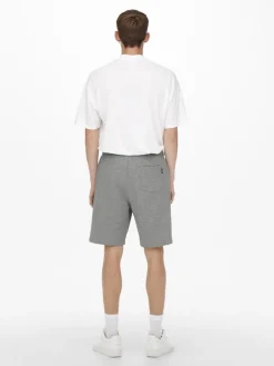 Only and Sons Miesten Collegeshortsit CERES LIFE SWEAT SHORT Keskiharmaa