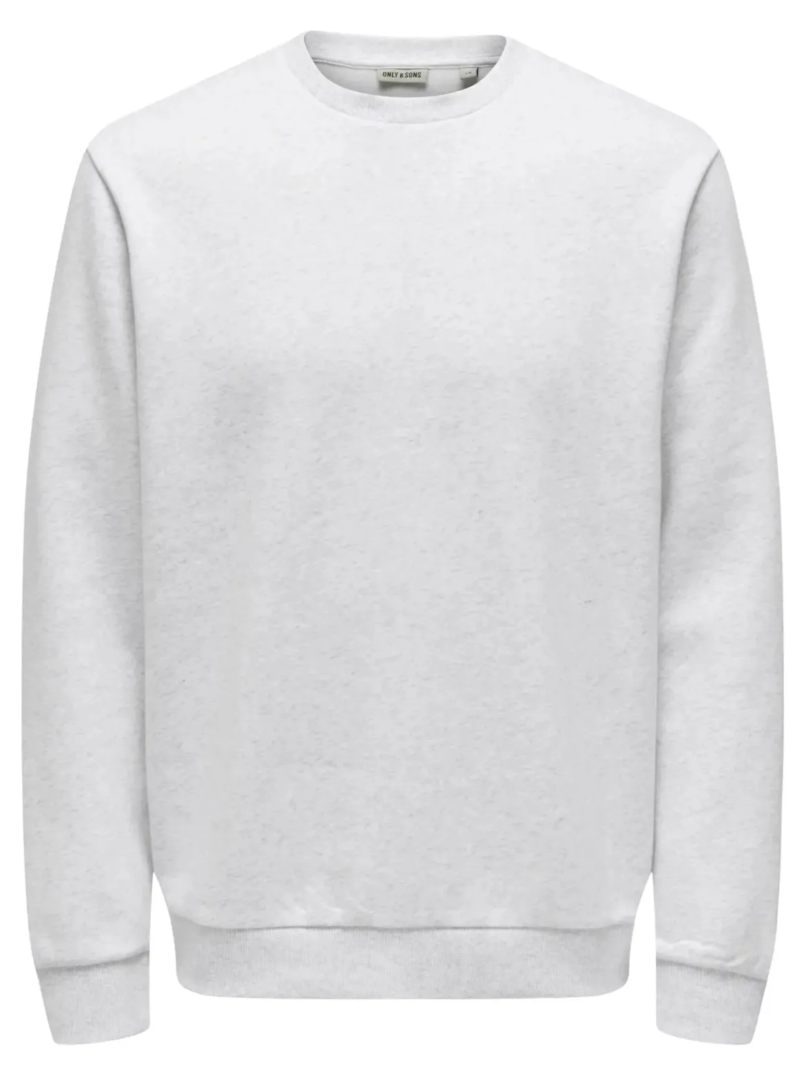 Only and Sons miesten collegepaita ONSCERES Crew Neck, vaaleanharmaa