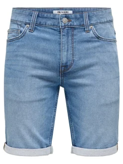Only and Sons miesten farkkushortsit Indigo