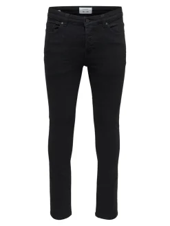 Only and Sons Miesten Farkut, Loom Black Musta