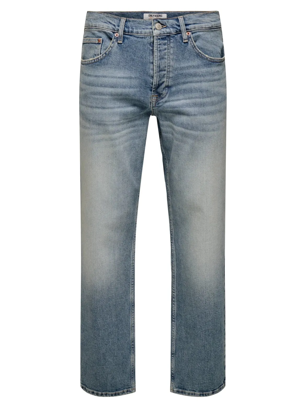 Only and Sons miesten farkut, ONSEDGE PERFORMANCE LB 3816 DOT DNM Light Blue Denim