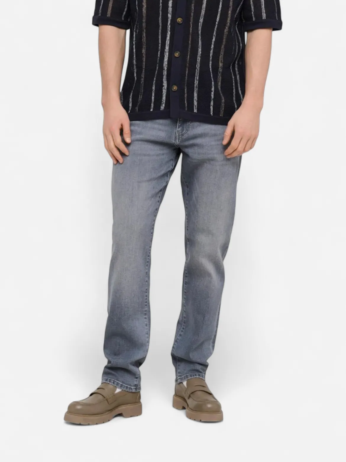 Only and Sons miesten farkut Weft Jax, Light Grey Denim
