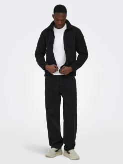 Only and Sons miesten fleece Jason, musta