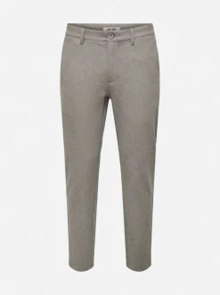 Only and Sons miesten housut, MARK SLIM BRUSHED PIQUE PANTS Falcon