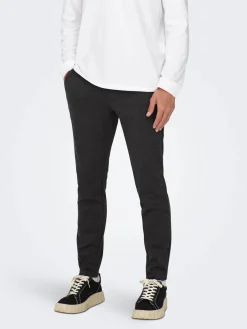 Only and Sons Miesten Housut, Mark Pant Dark Grey Melange