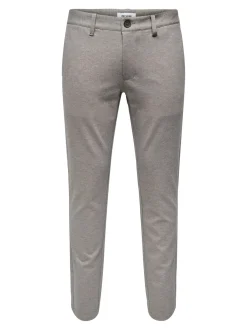 Only and Sons miesten housut Onsmark Slim Tap Disty 2912 Pant, Tobacco Brown
