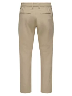 Only and Sons miesten housut Weft Reg Stretch 0651 Pants, Chinchilla