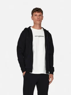 Only and Sons, Miesten Huppari, Ceres Life Zip Nos, musta