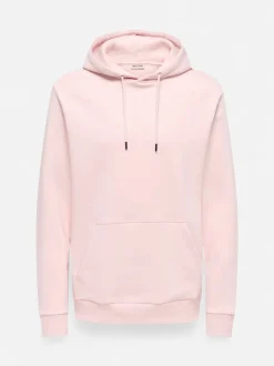Only and Sons miesten huppari ONSCERES Hoodie Sweat, vaaleanpunainen