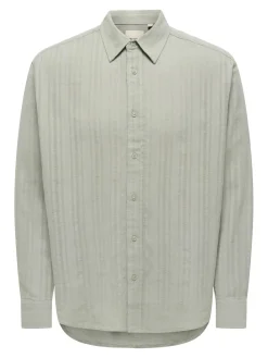 Only and Sons miesten kauluspaita Bates, Seagrass