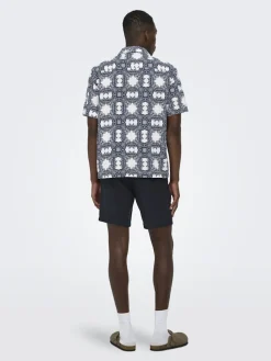 Only and Sons miesten kauluspaita ONSCaiden, Gardenia Blue Nights