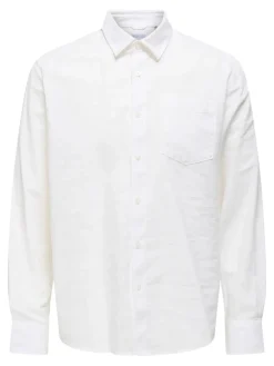 Only and Sons miesten kauluspaita, CAIDEN LIFE REG White