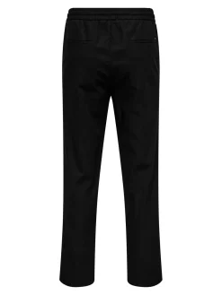 Only and Sons miesten kesähousut, SINUS LOOSE LIN PANT Black