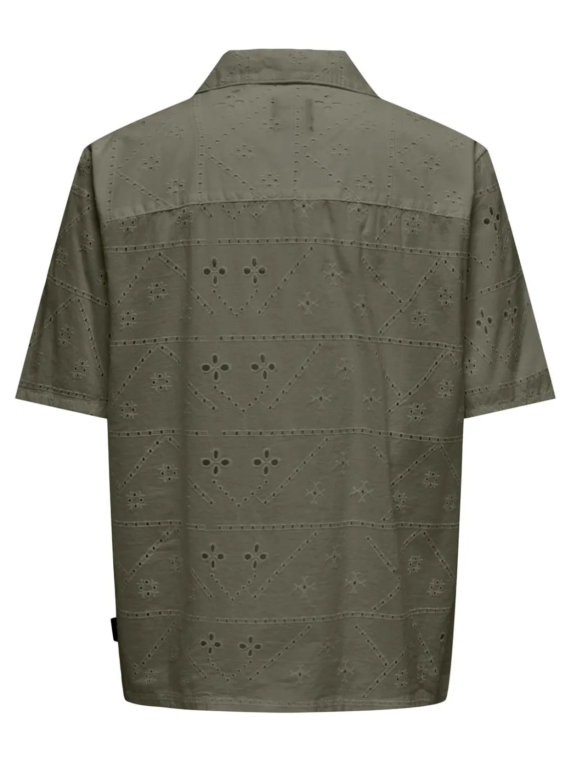 Only and Sons miesten lyhythihainen kauluspaita Aron, Dusty Olive