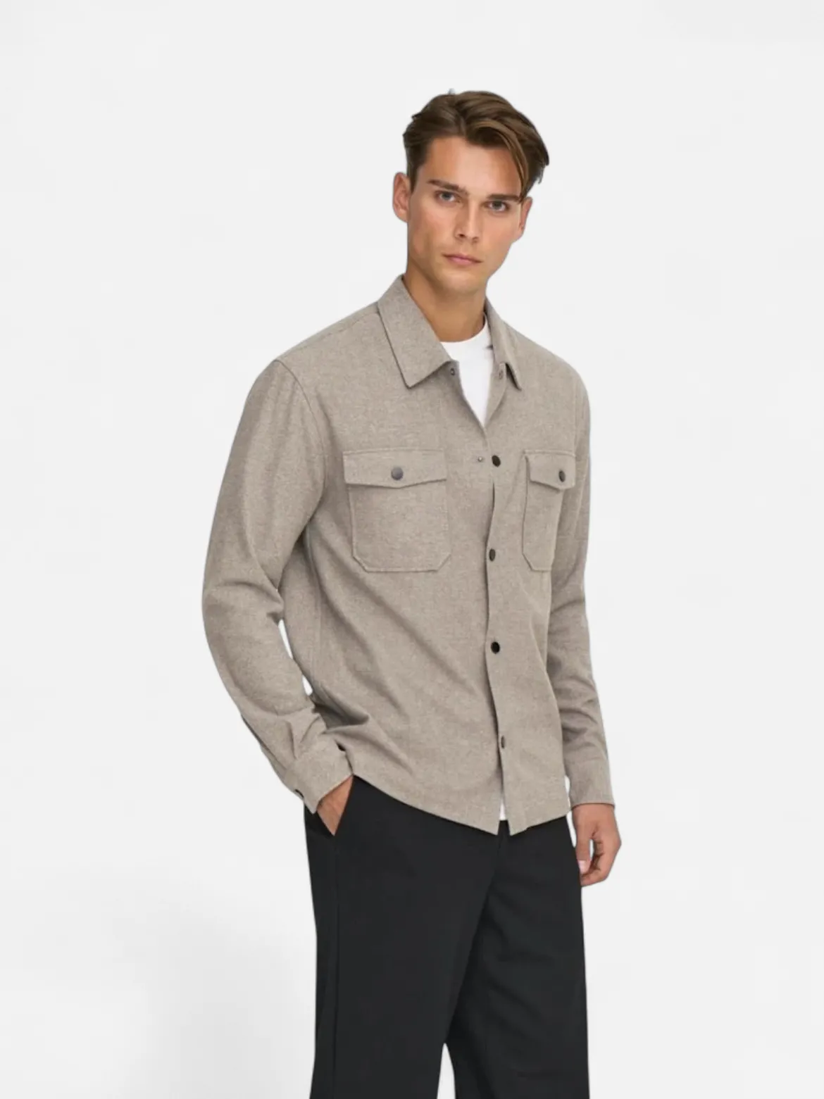 Only and Sons miesten paitatakki Onsmark Overshirt, Falcon