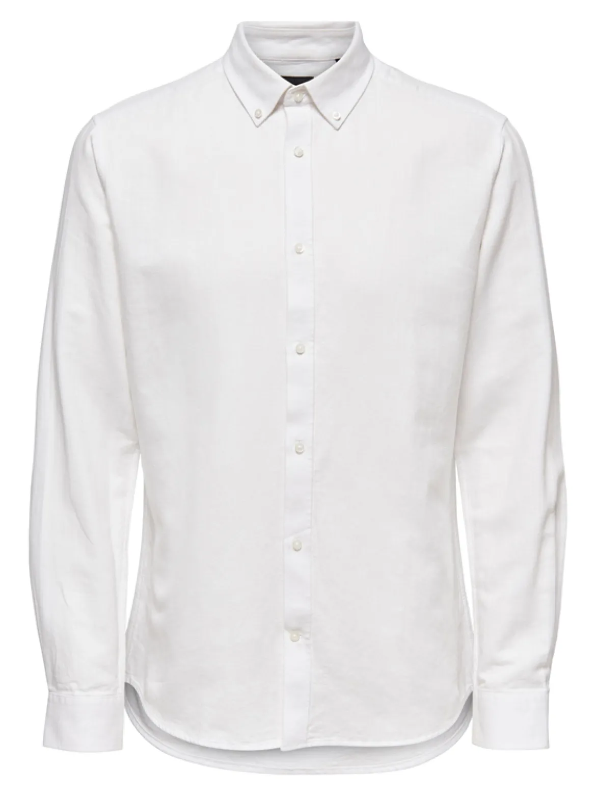 Only and Sons miesten pellavapaita Arlo Linen Shirt, valkoinen