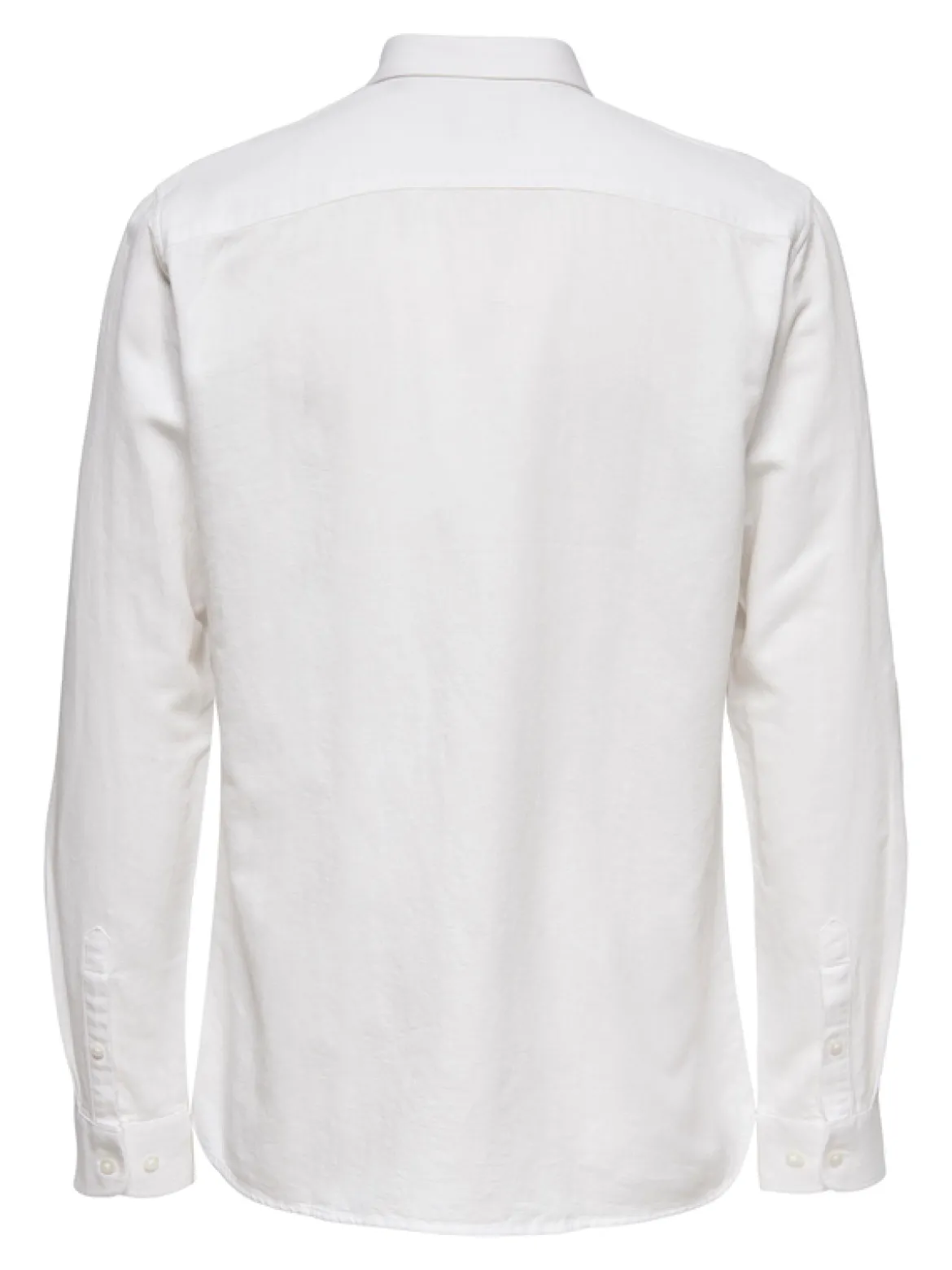Only and Sons miesten pellavapaita Arlo Linen Shirt, valkoinen