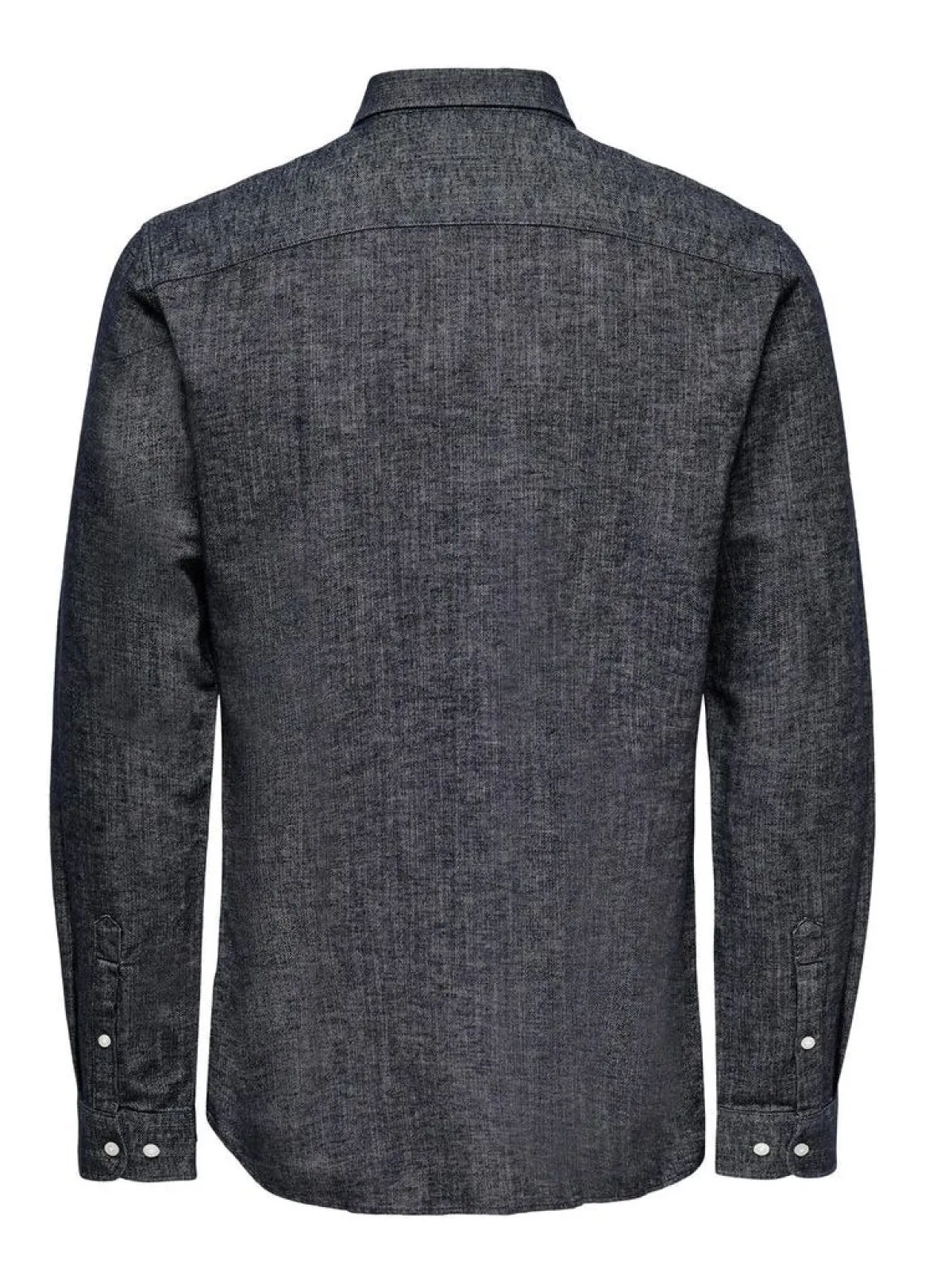 Only and Sons miesten pellavapaita Arlo Linen Shirt, Dark Navy