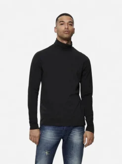 Only and Sons miesten roll neck ONSMICHAN LS ROLLNECK, musta