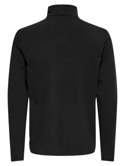 Only and Sons miesten roll neck ONSMICHAN LS ROLLNECK, musta