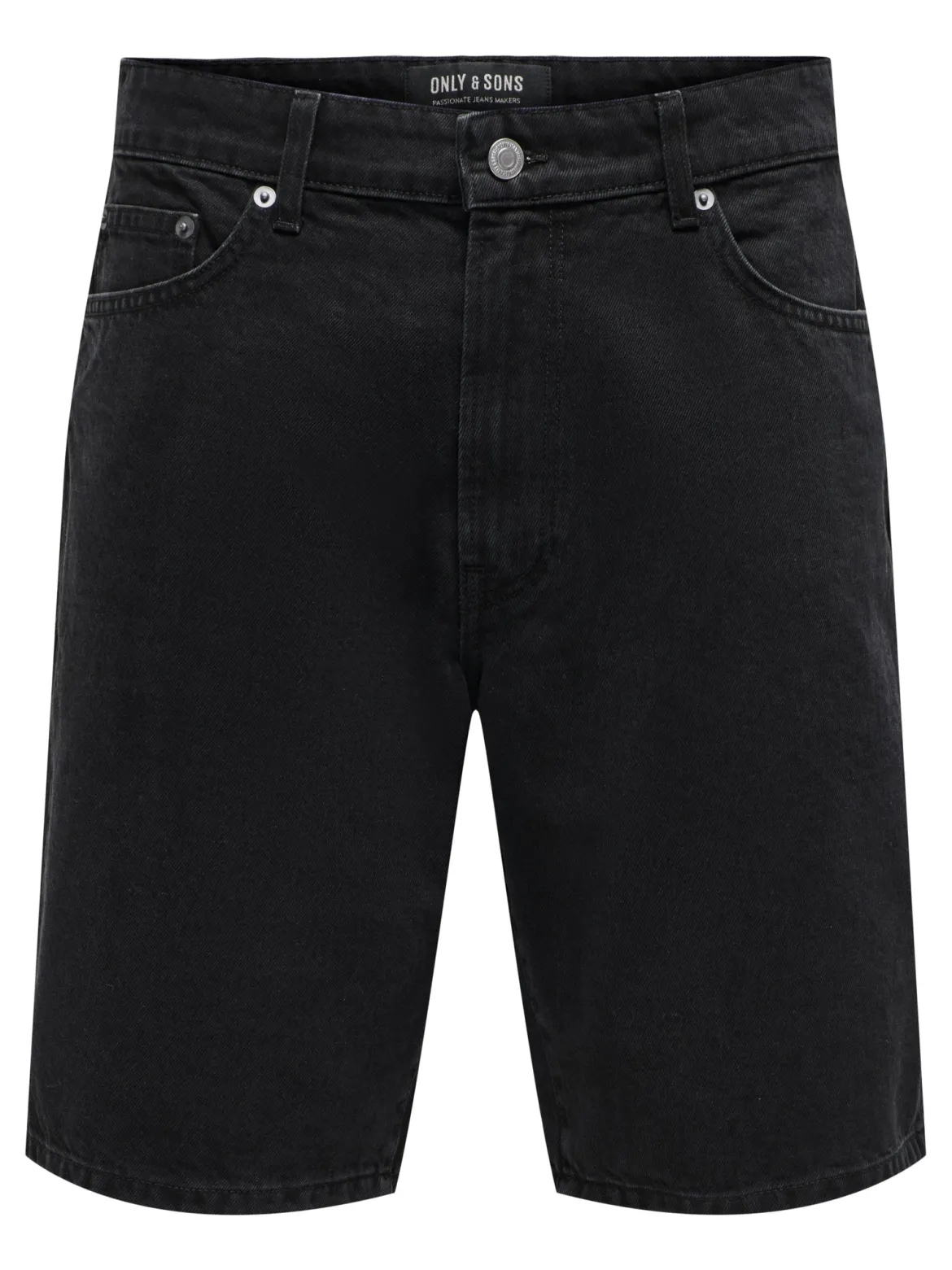 Only and Sons miesten shortsit, FADE BLACK SHORTS Hiilenmusta