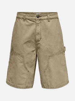 Only and Sons miesten shortsit K Onspower Workwear Canvas, Twill