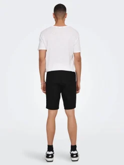 Only and Sons miesten shortsit Linus, musta
