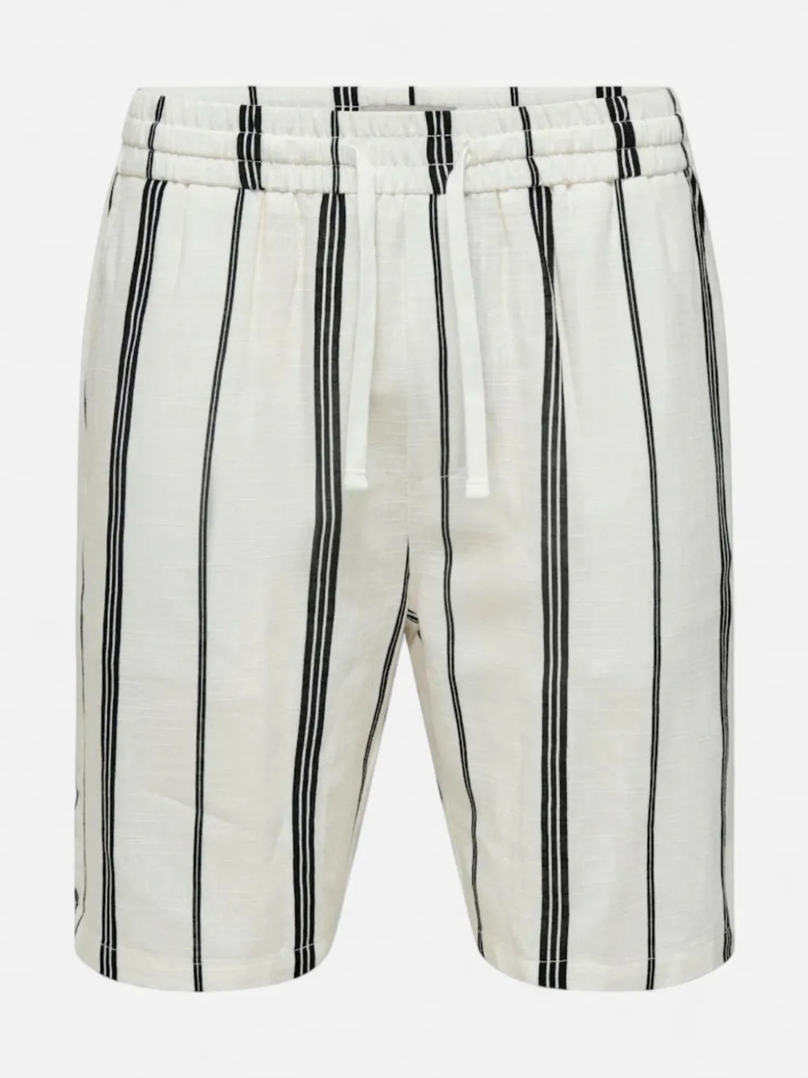 Only and Sons miesten shortsit Onstinus Stepan, Cloud Dancer Jet Black