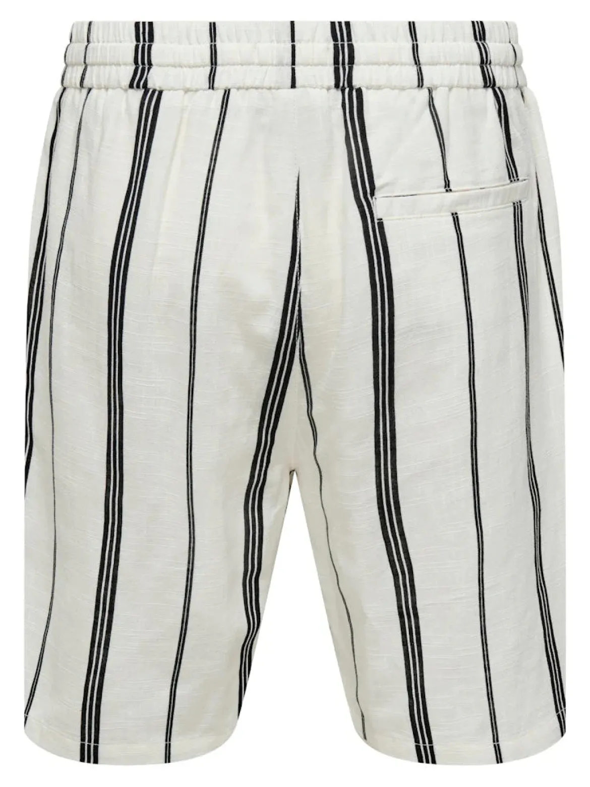 Only and Sons miesten shortsit Onstinus Stepan, Cloud Dancer Jet Black