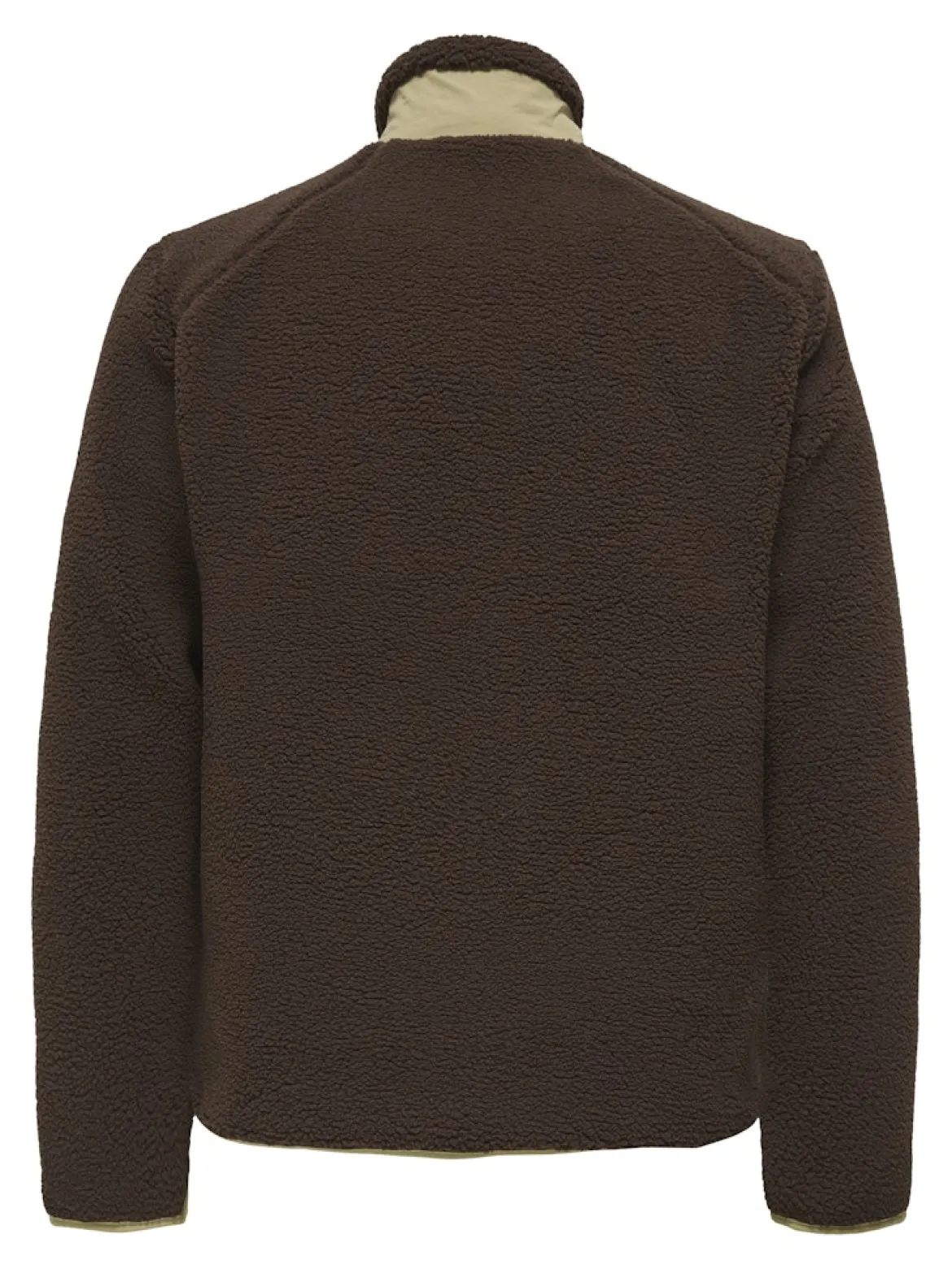 Only and Sons Miesten Teddytakki, DALLAS SHERPA JACKET Tummanruskea