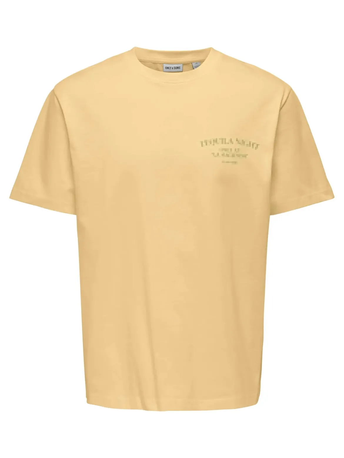 Only and Sons miesten t-paita Onsfred Life RLX SS Print Tee, Sunlight Tequila Night