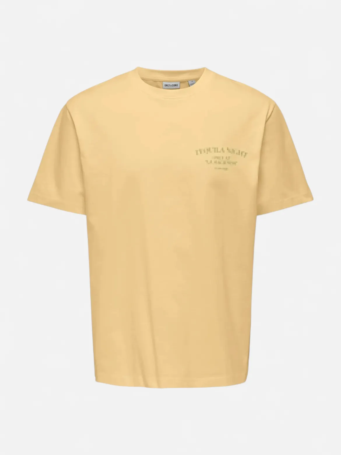 Only and Sons miesten t-paita Onsfred Life RLX SS Print Tee, Sunlight Tequila Night