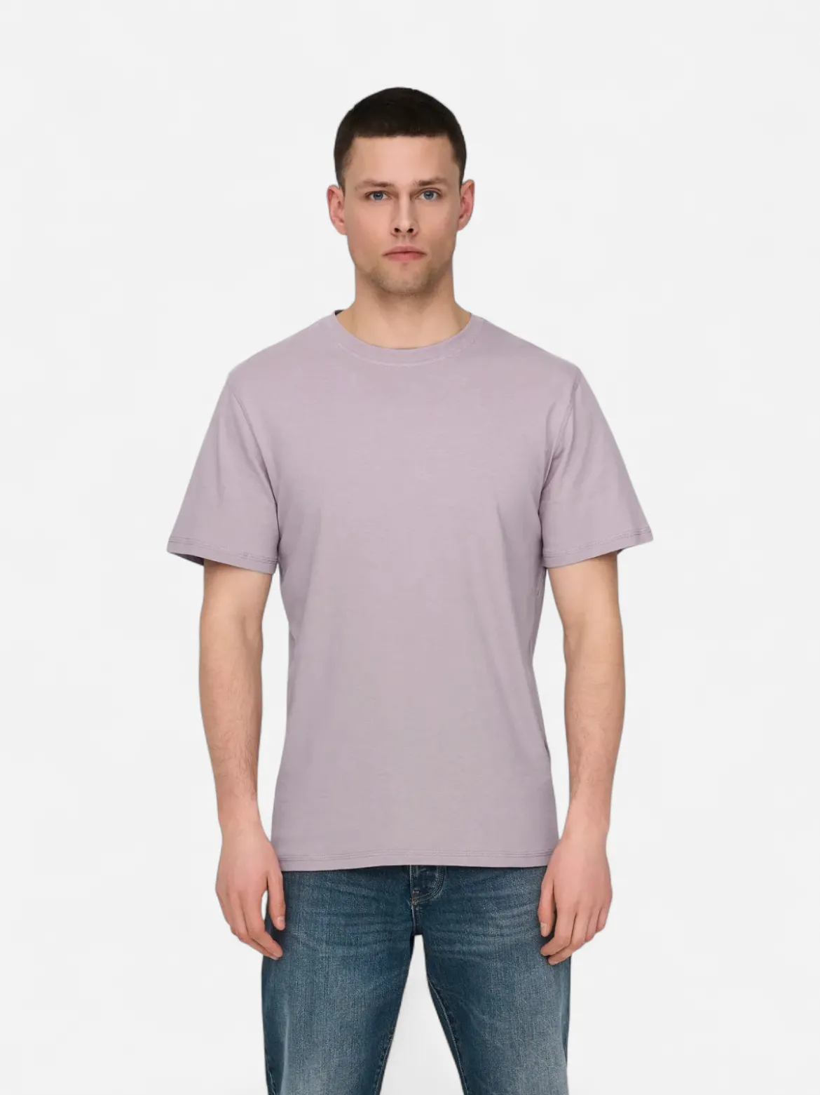 Only and Sons miesten T-paita Onsmax Life Ss Stitch Tee Noos, Nirvana